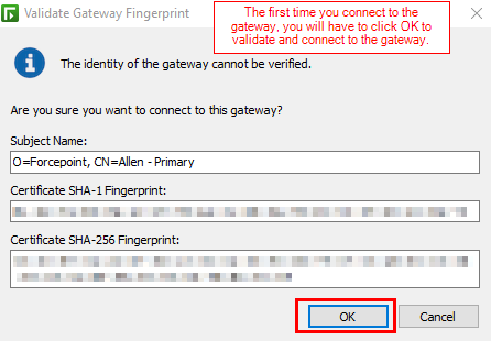 Validate Gateway